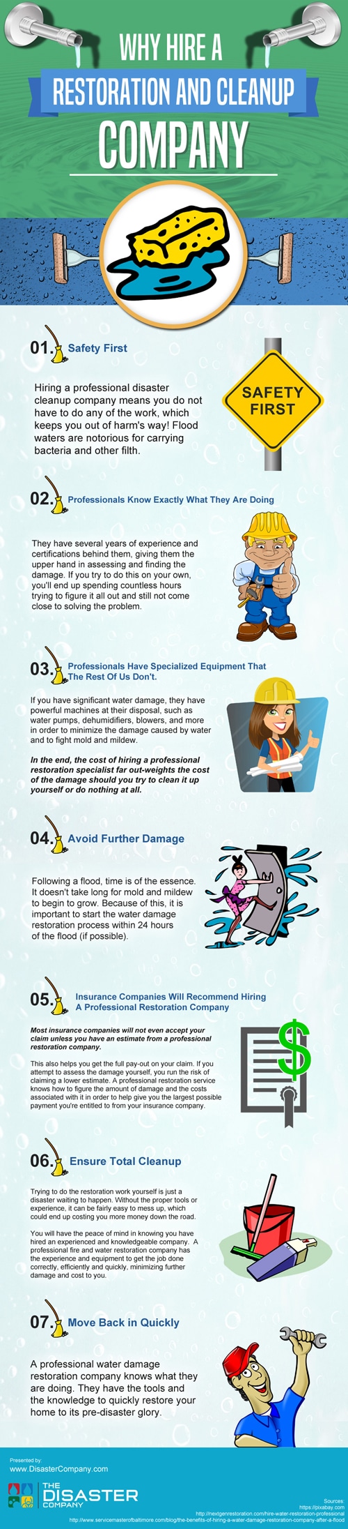Why Hire a Restoration and Clean Up Company [Infographic]