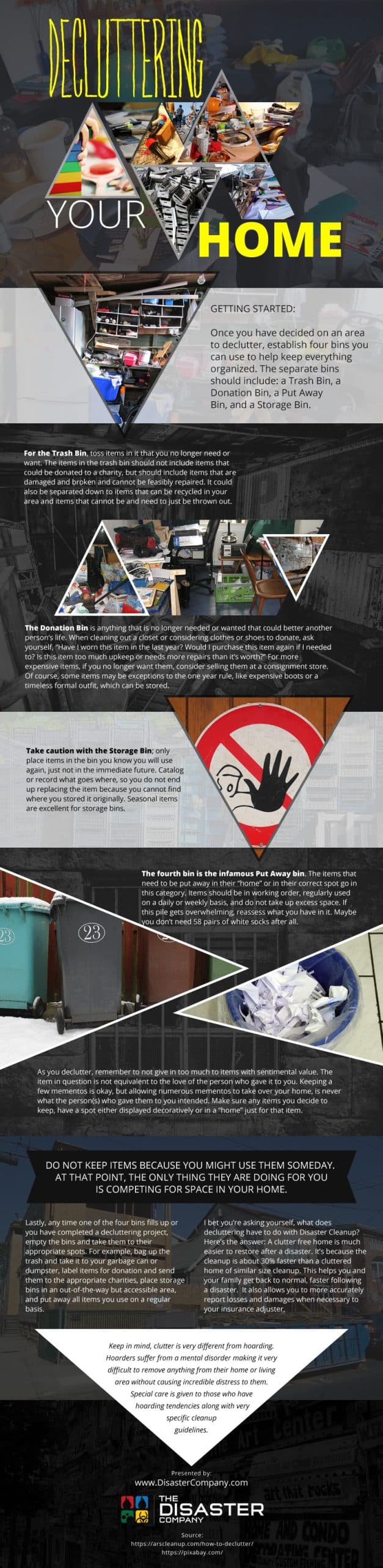 Decluttering your Home [infographic]