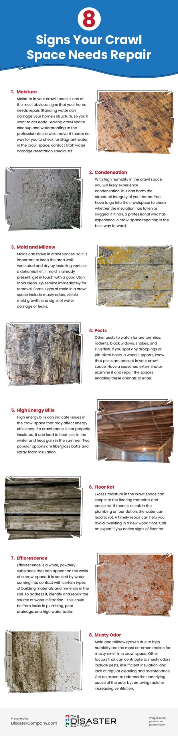 8 Signs Your Crawl Space Needs Repair Infographic