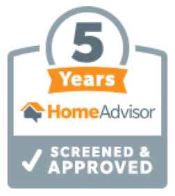 HomeAdvisor 5 Years Screened & Approved Badge for The Disaster Company