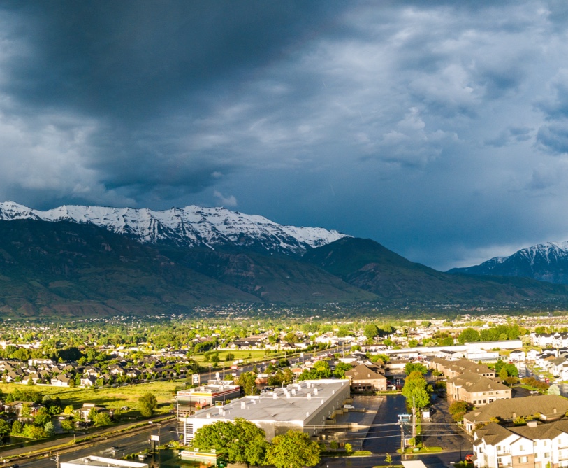 Pleasant Grove, Utah - overlooking the city and mountains